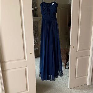 Elegant Navy Blue Gown